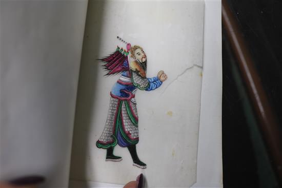An album of Chinese gouache miniatures